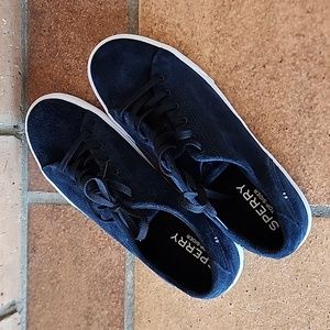 Sperry Topsiders 11.5 Blue Suede New!